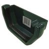 Square Line Gutter End Cap in Green (used by Regal, Victory, ABI, Atlas, Swift and others) image 1