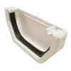 Square Line Gutter End Cap in White (used by Regal, Victory, ABI, Atlas, Swift and others) image 1