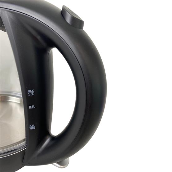 Swiss Luxx 1Ltr Low Wattage Cordless Clear Kettle image 6