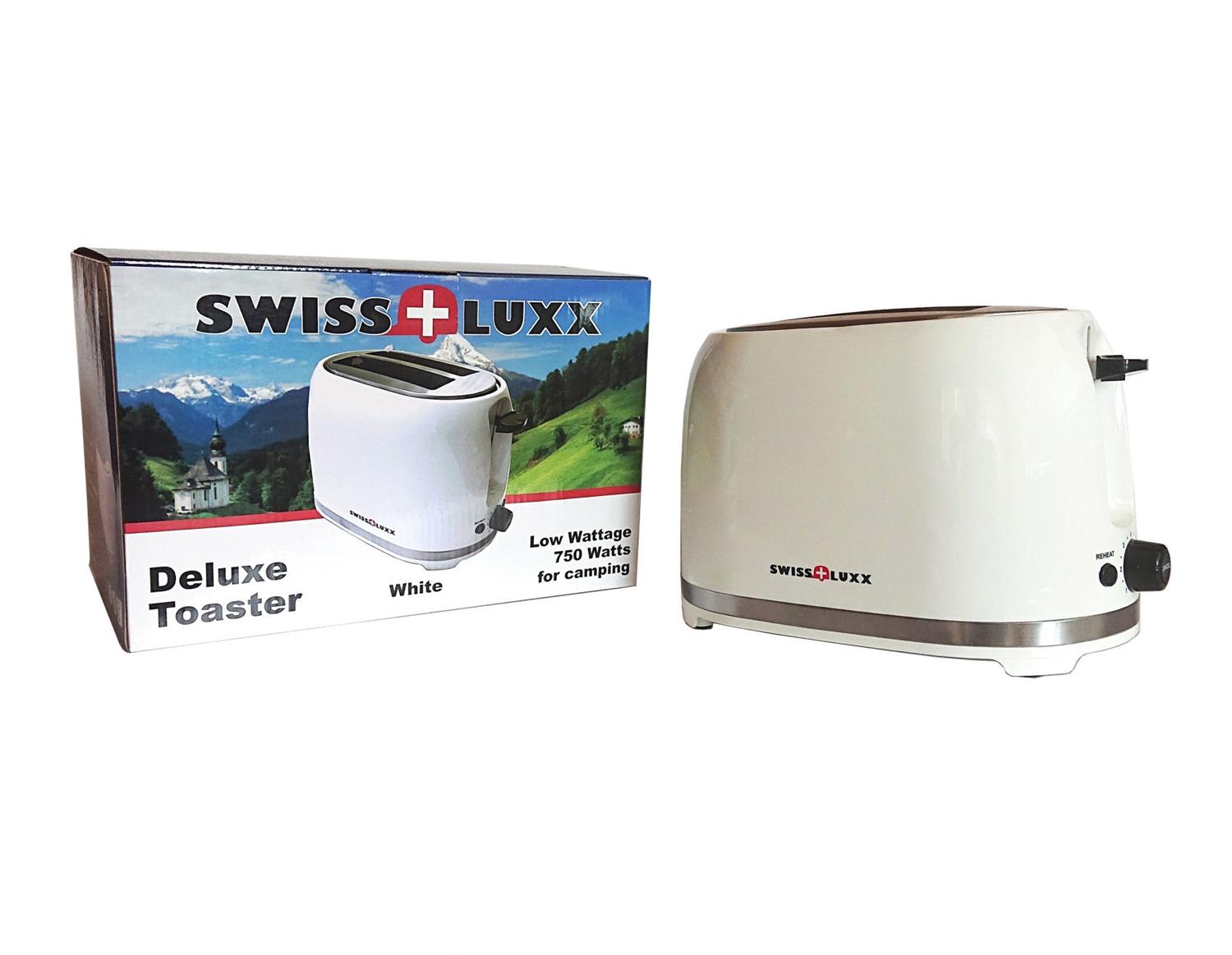 Swiss Luxx Deluxe White Toaster Swiss Luxx Toasters