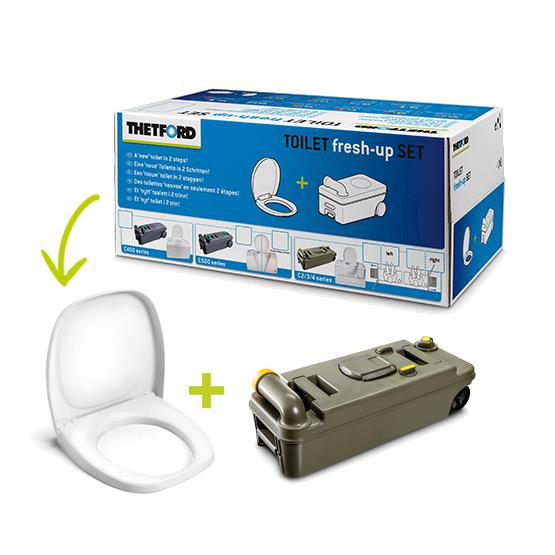 Thetford C2/3/4 Toilet Fresh Up Set (Left hand)