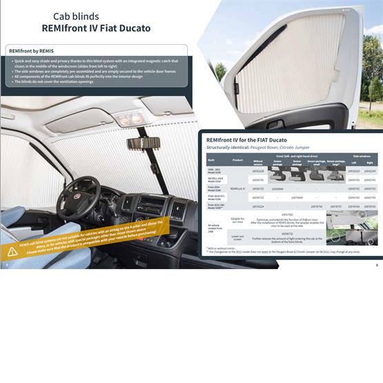 Remis Remifront IV Ducato Blinds image 7