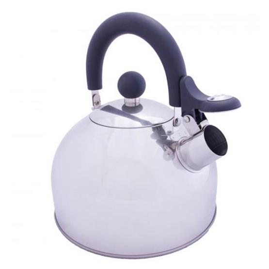 Vango 1.6L Stainless Steel kettle with folding handle image 1