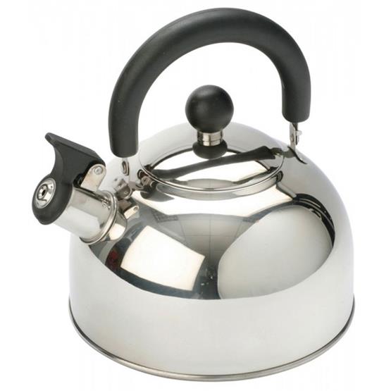 Vango 2L Stainless Steel kettle with folding handle