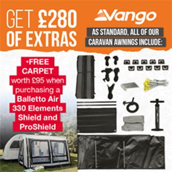 Vango Balletto Air 330 Elements Shield Caravan Awning
