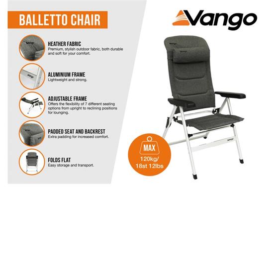 Vango Balletto Camping Chair Vango Chairs