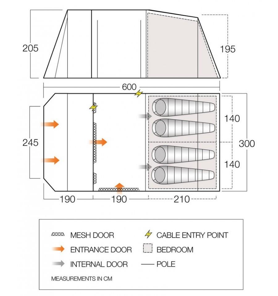 Joro 450 Dimensions