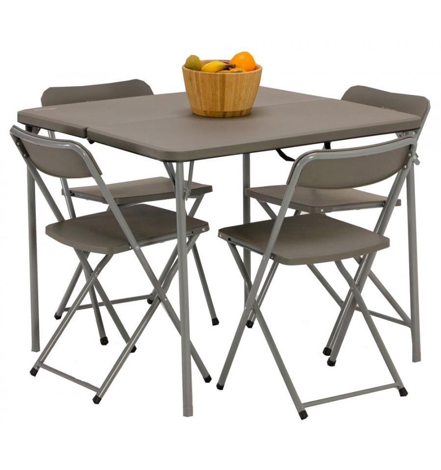 The Vango Orchard 86 Camping Table and Chairs Set