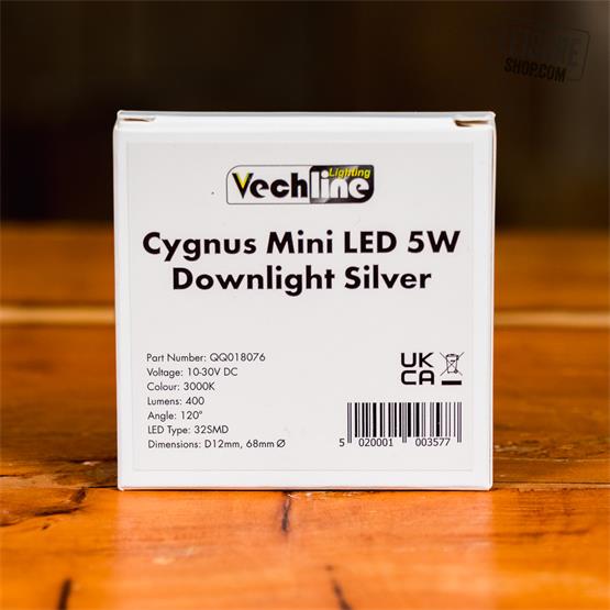 Vechline Cygnus Mini Led 5w Downlight Silver image 5