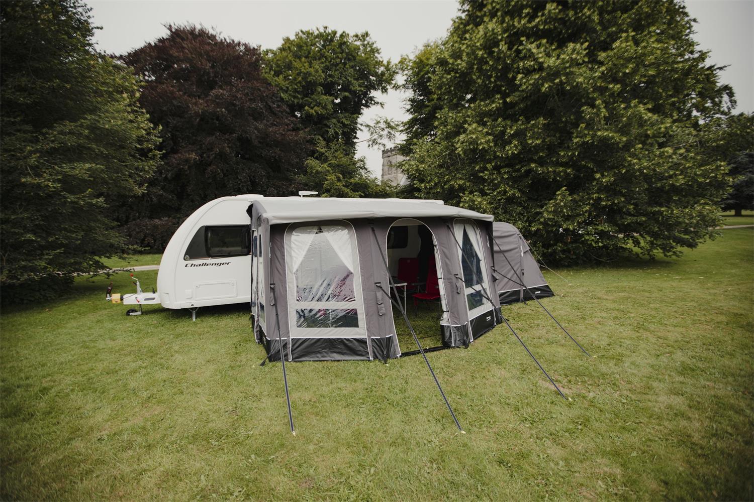 Vango's Tuscany Air 400 elements proshield Caravan Awning.