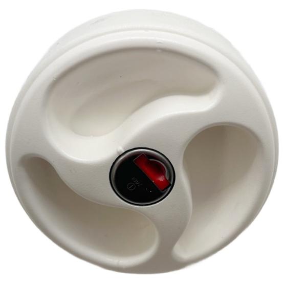 Water Filler Cap with 2 Keys, White