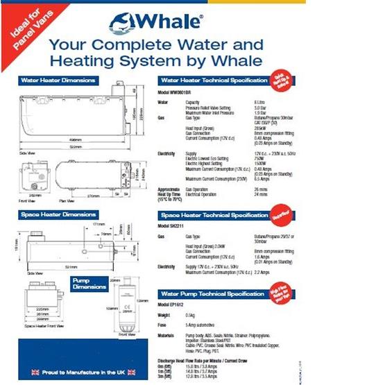 Whale Expanse Gas & Electric Water Heater