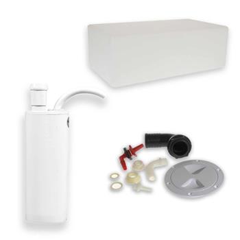 Whale GP1002 Submersible 12V Pump and 20L Water Storage Tank Bundle