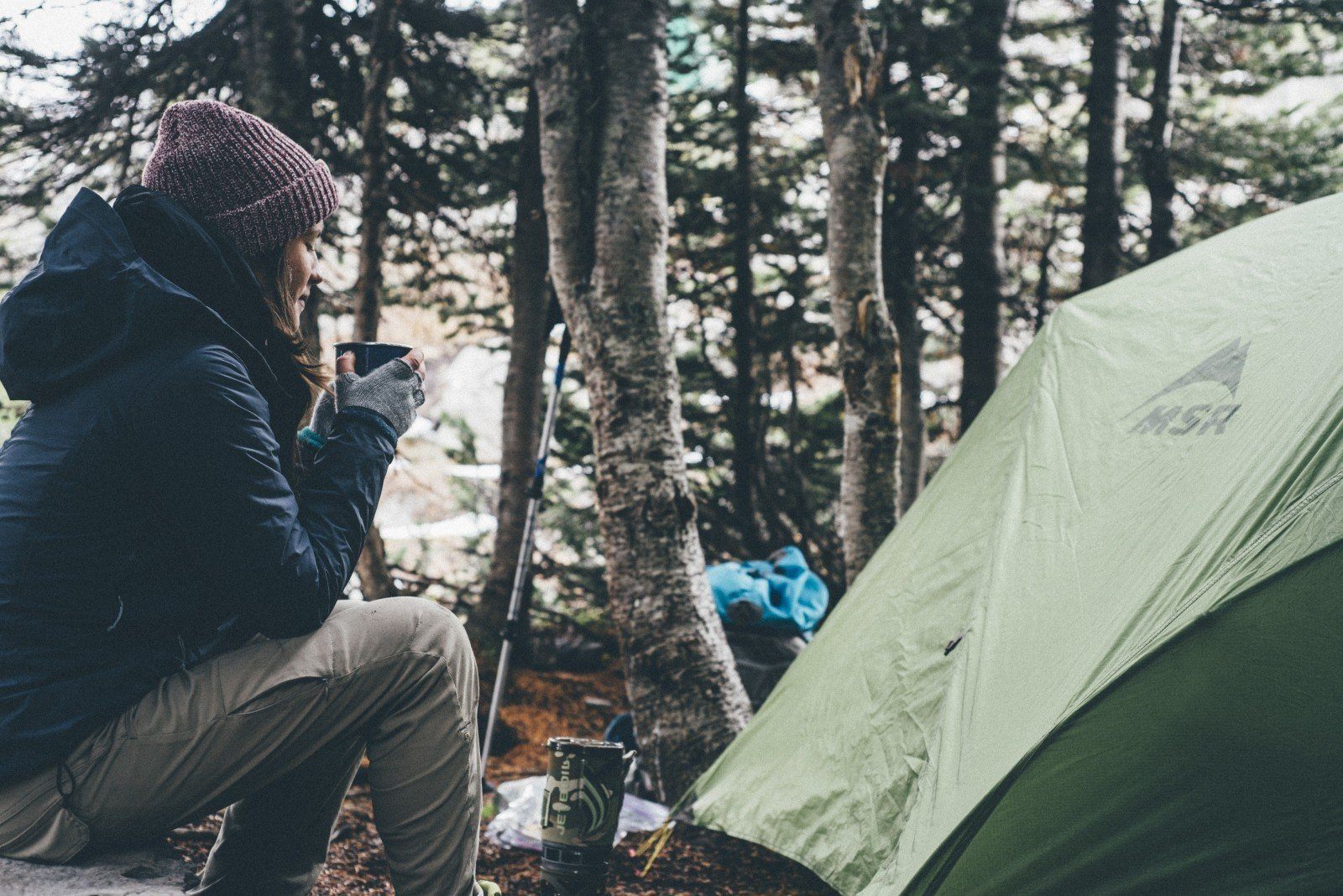 Keeping warm for winter camping