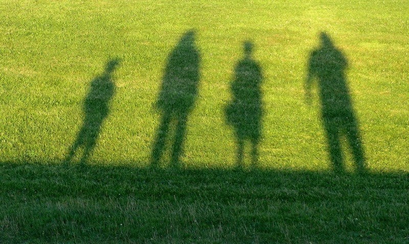 Family on holiday