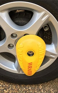 Caravan Wheel Clamps