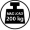 Max load 200 kg