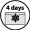 Stays cool for 4 days