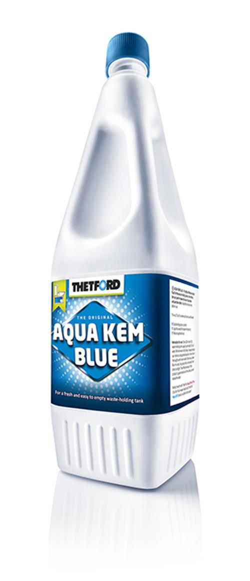 Theford Aquakem blue Toilet Chemical Fluid 1 litre non dosage Toilet Chemicals