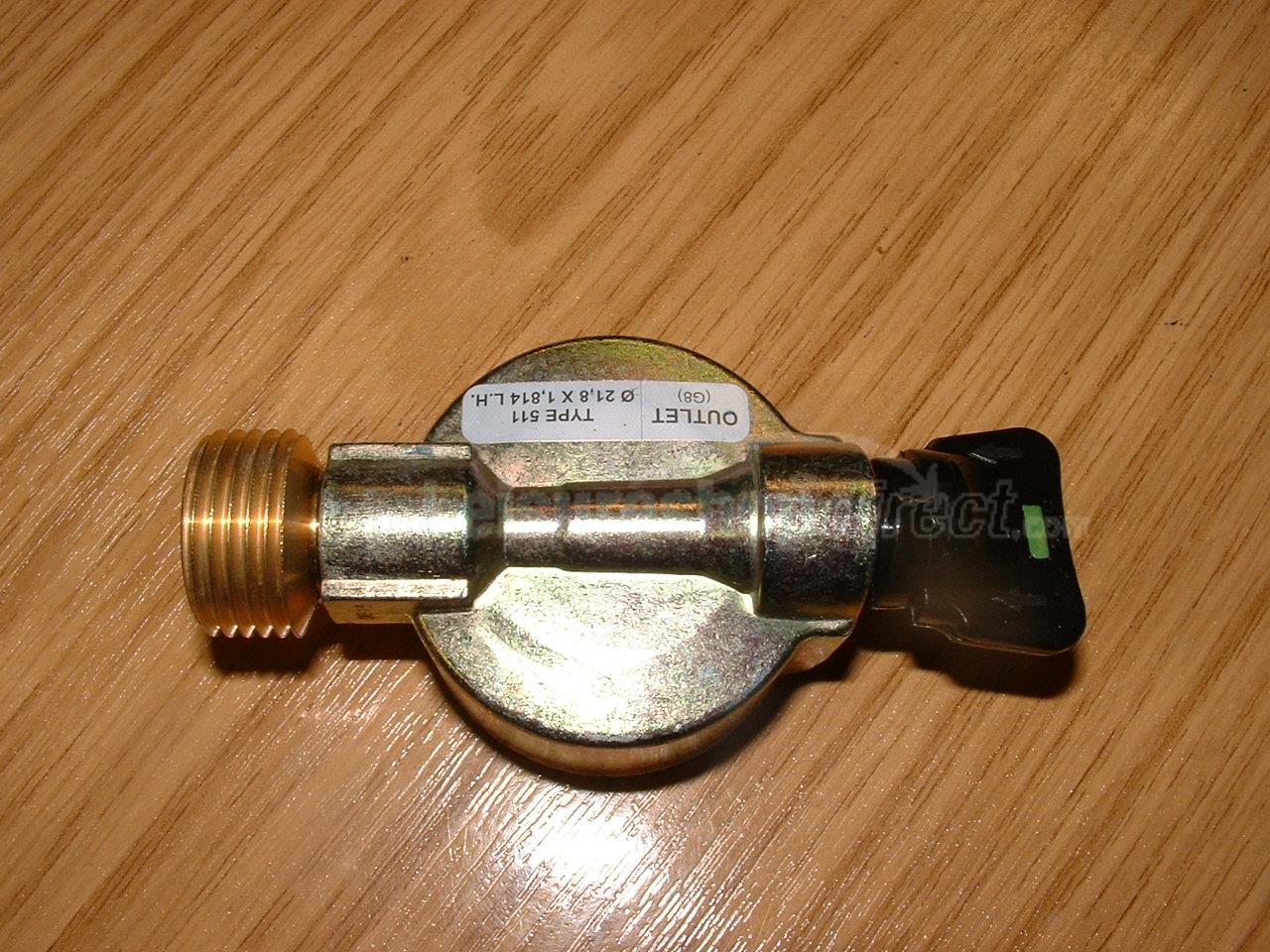 21mm clip on adaptor for Calor 7kg and 15kg cylinders Gaslow Code 01