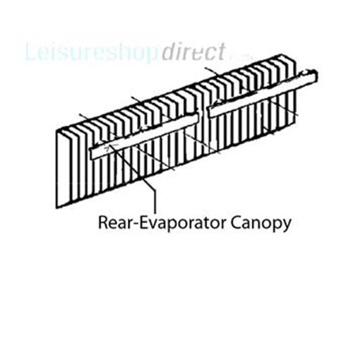 Dometic  Canopy Cooling Flange Papyrus White