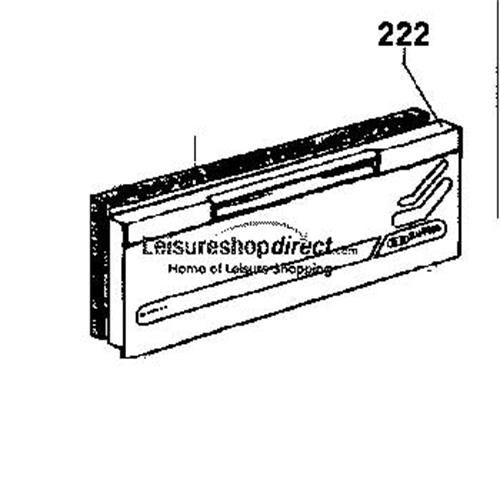 Dometic Freezer Flap Door Complete White