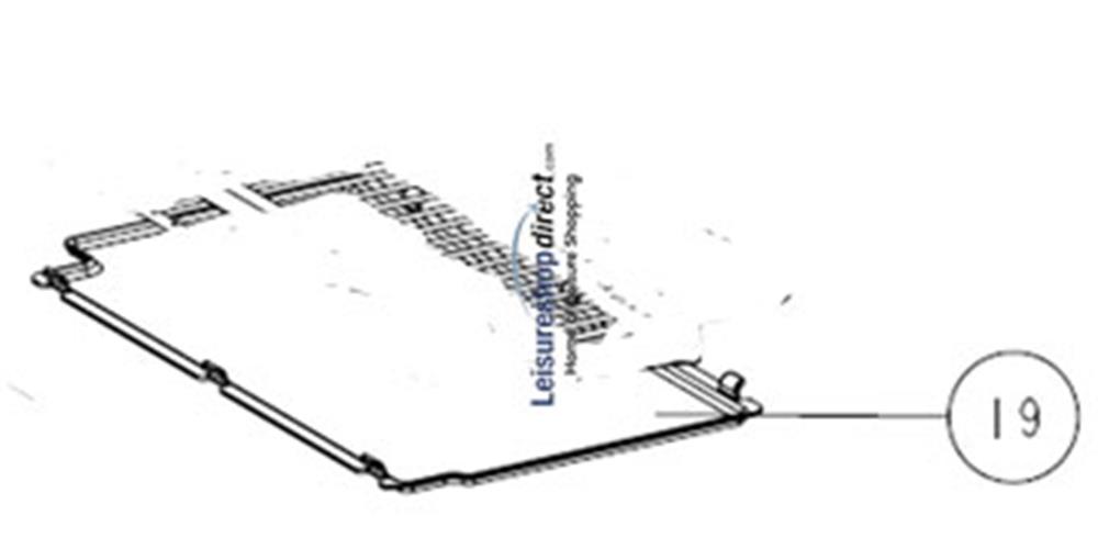 Thetford N145 Fridge Shelf Tray Insert Thetford Code 623636