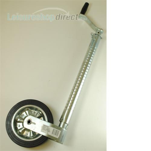 Maypole Heavy Duty Telescopic Ribbed Caravan Jockey Wheel 48mm Jockey