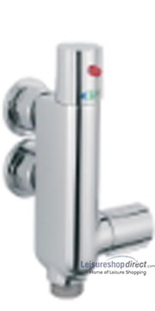 Thermostatic mixer valve chrome Caravan Showers + Motorhome Shower