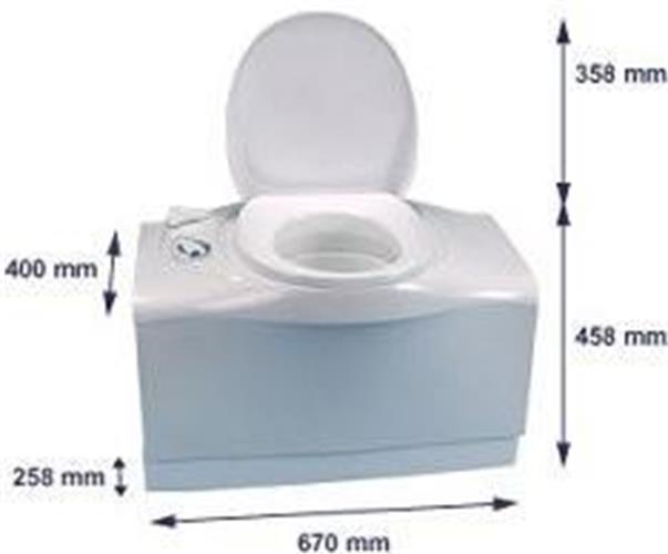Thetford C402X Cassette Toilet, Right handed