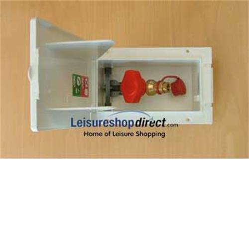 Barbeque outlet point with gas tap Gas Outlet Boxes