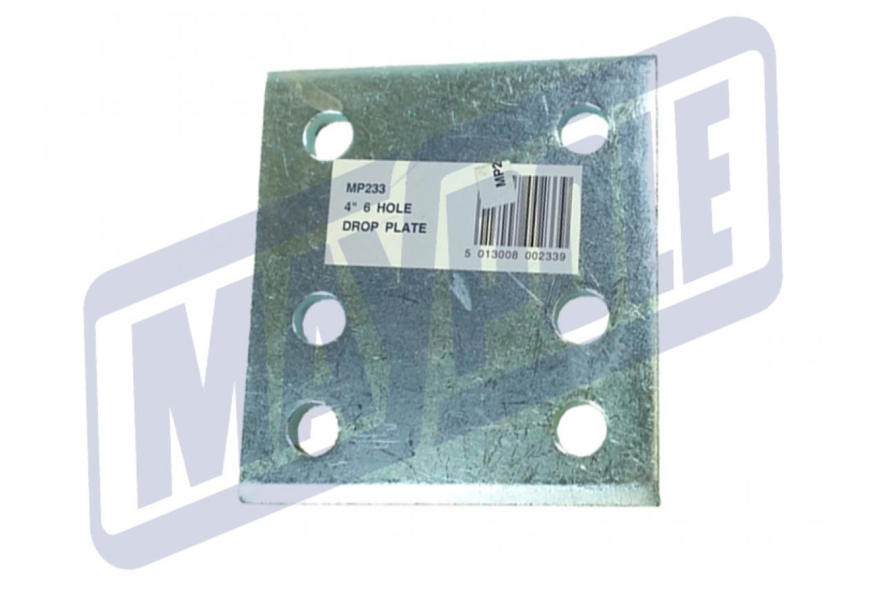 Maypole Drop Plate 4 inch 6 hole Drop Plates