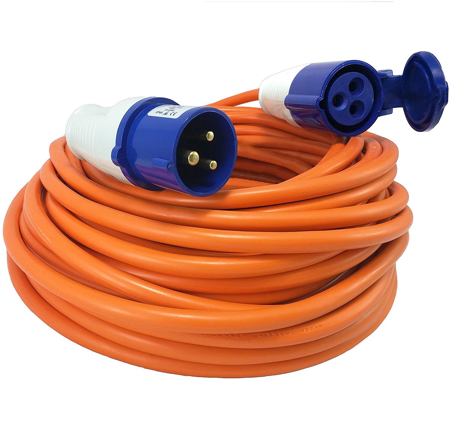 Blue Seal BLACK CURLY POWER MAINS FLEX CABLE LEAD c/w PLUG13 AMP 4 METERS 3 CORE 1.5MM 