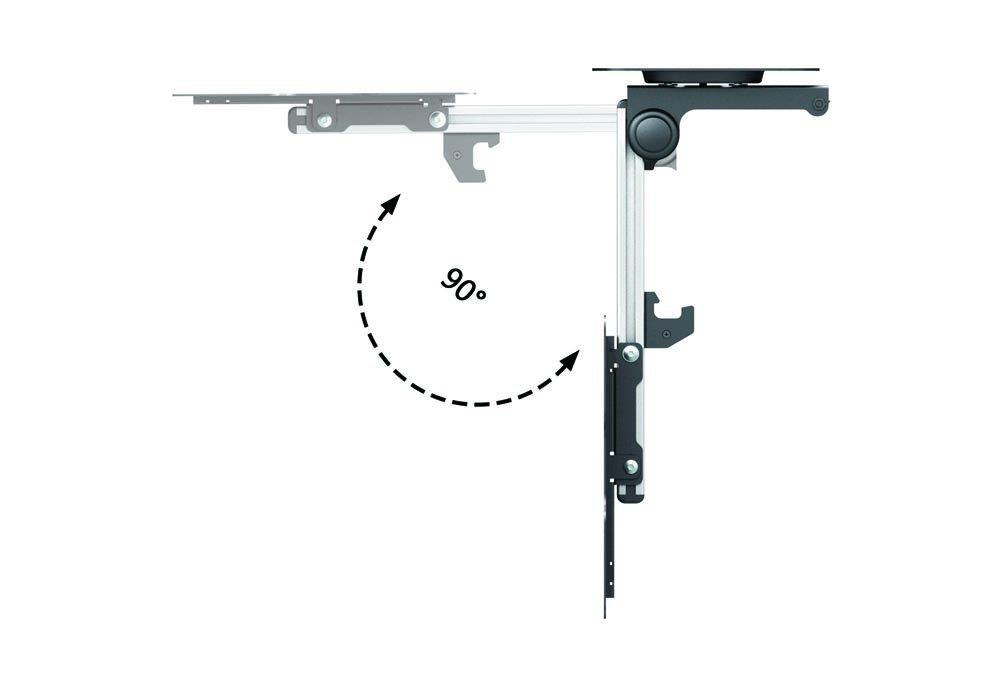 Kuma Locking Fully Rotating FlipDown TV Bracket 12V TV Brackets and