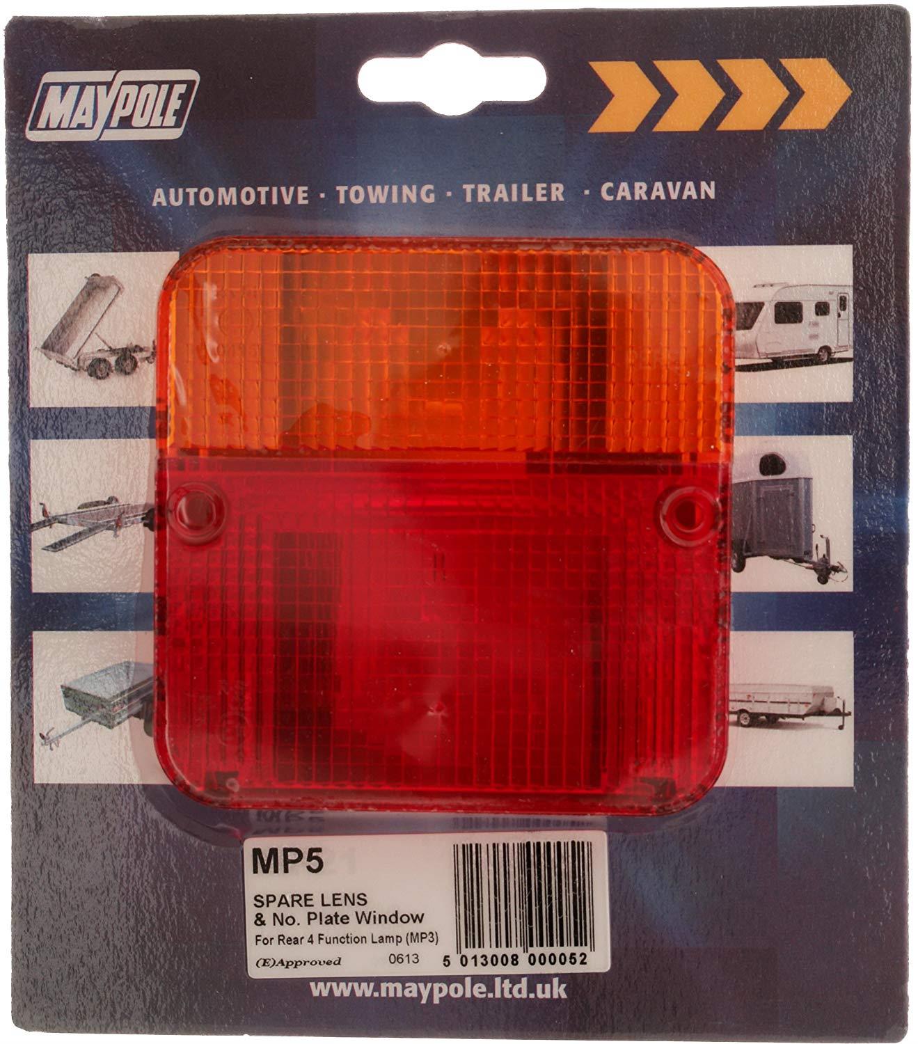 Maypole MP5 Rear Light Lens Maypole Trailer Lights