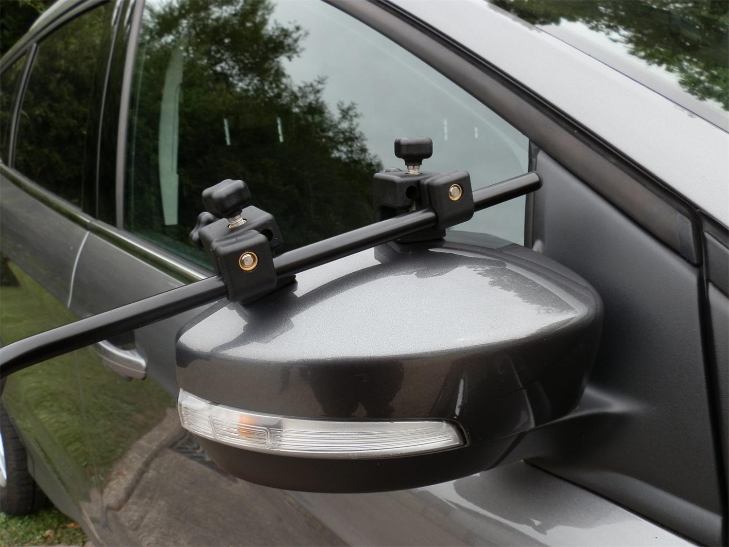 Skoda Octavia Caravan Trailer Extension Towing Wing Mirror Glass Single Unit 