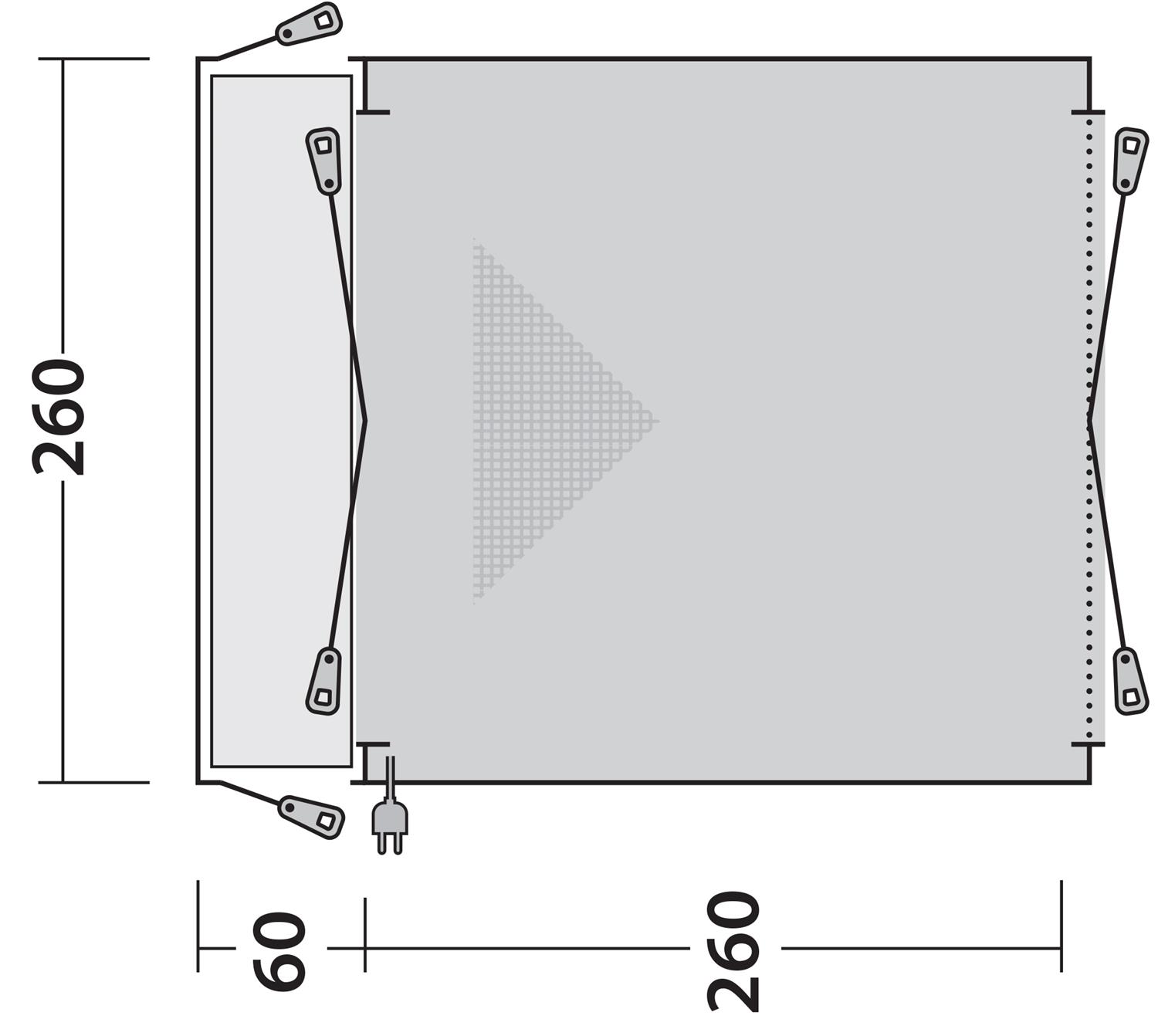 Outwell Autobefestigung Milestone Dash – Praktischer Halter Für Camping-Ausrüstung Im Auto