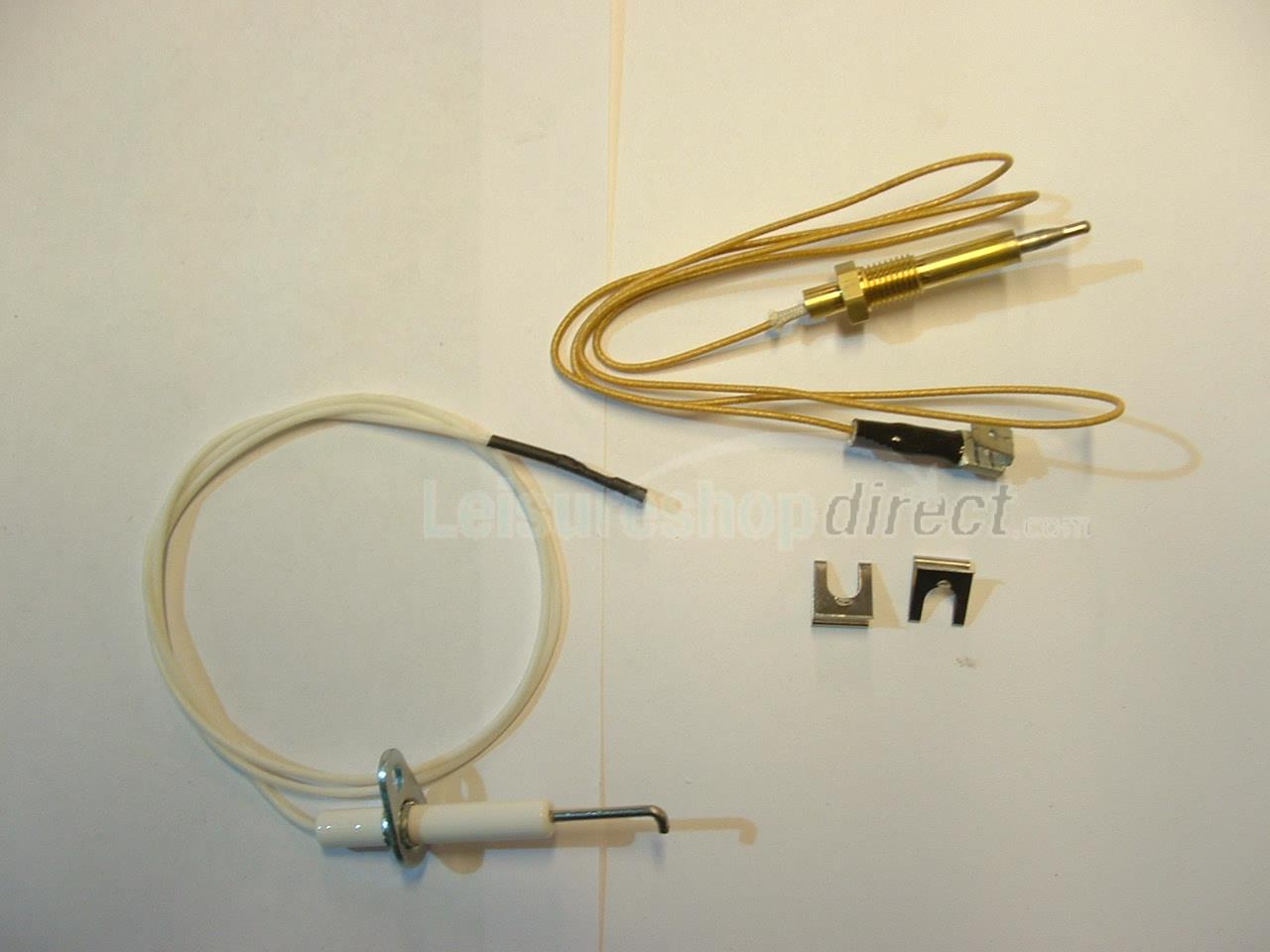 Grill thermocouple and electrode dup xl Thetford Spinflo hobs and