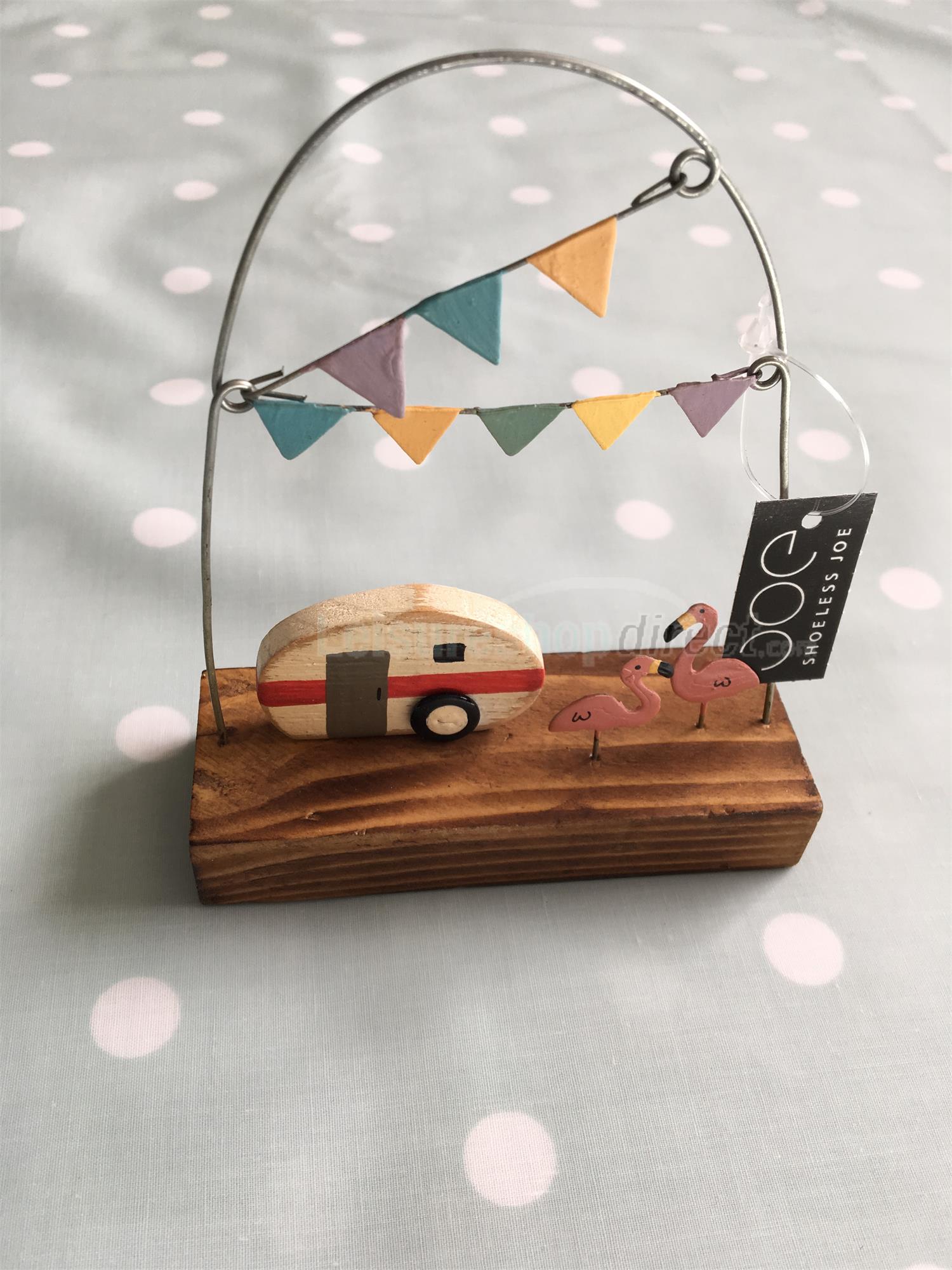 Shoeless Joe Caravan block Wooden Caravan Motorhome Memories