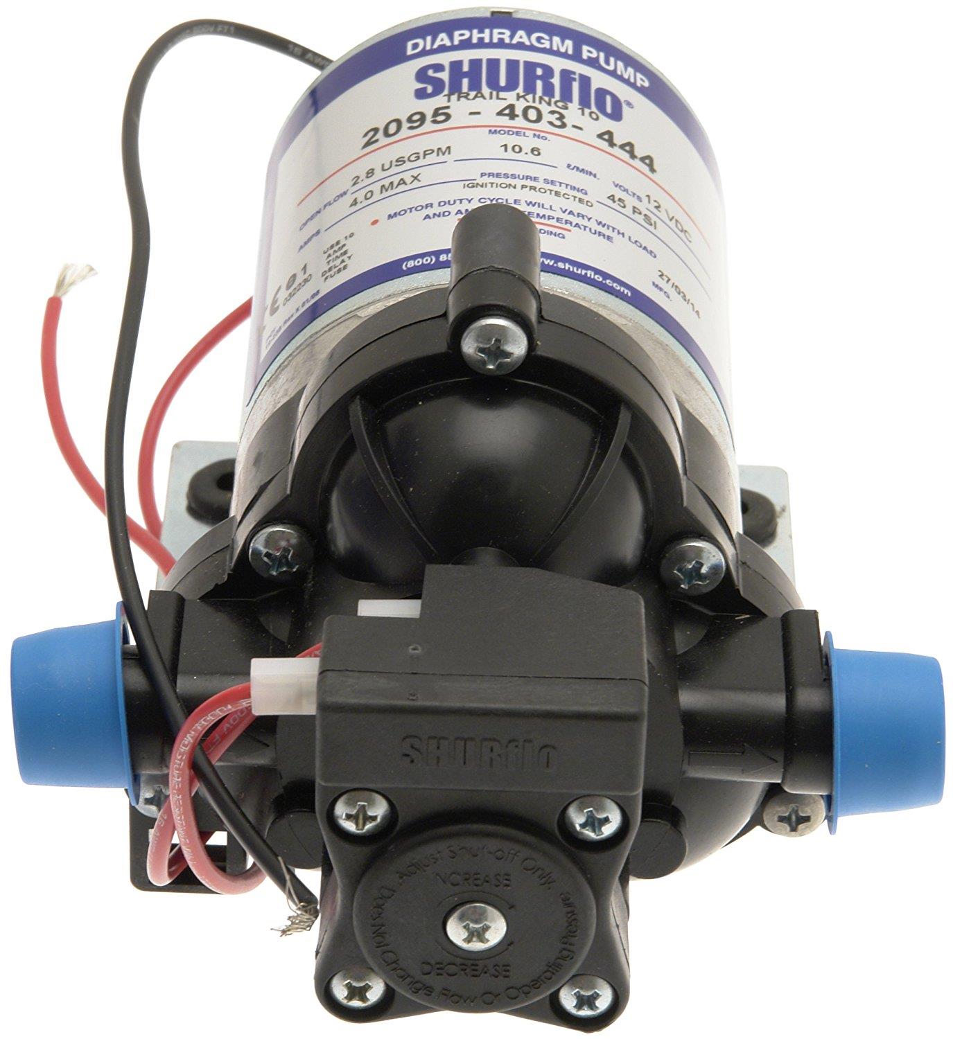 thumbnail image 2 of Shurflo Pentair Water Pump 23/240v 10l - 45PSI 2 of 9