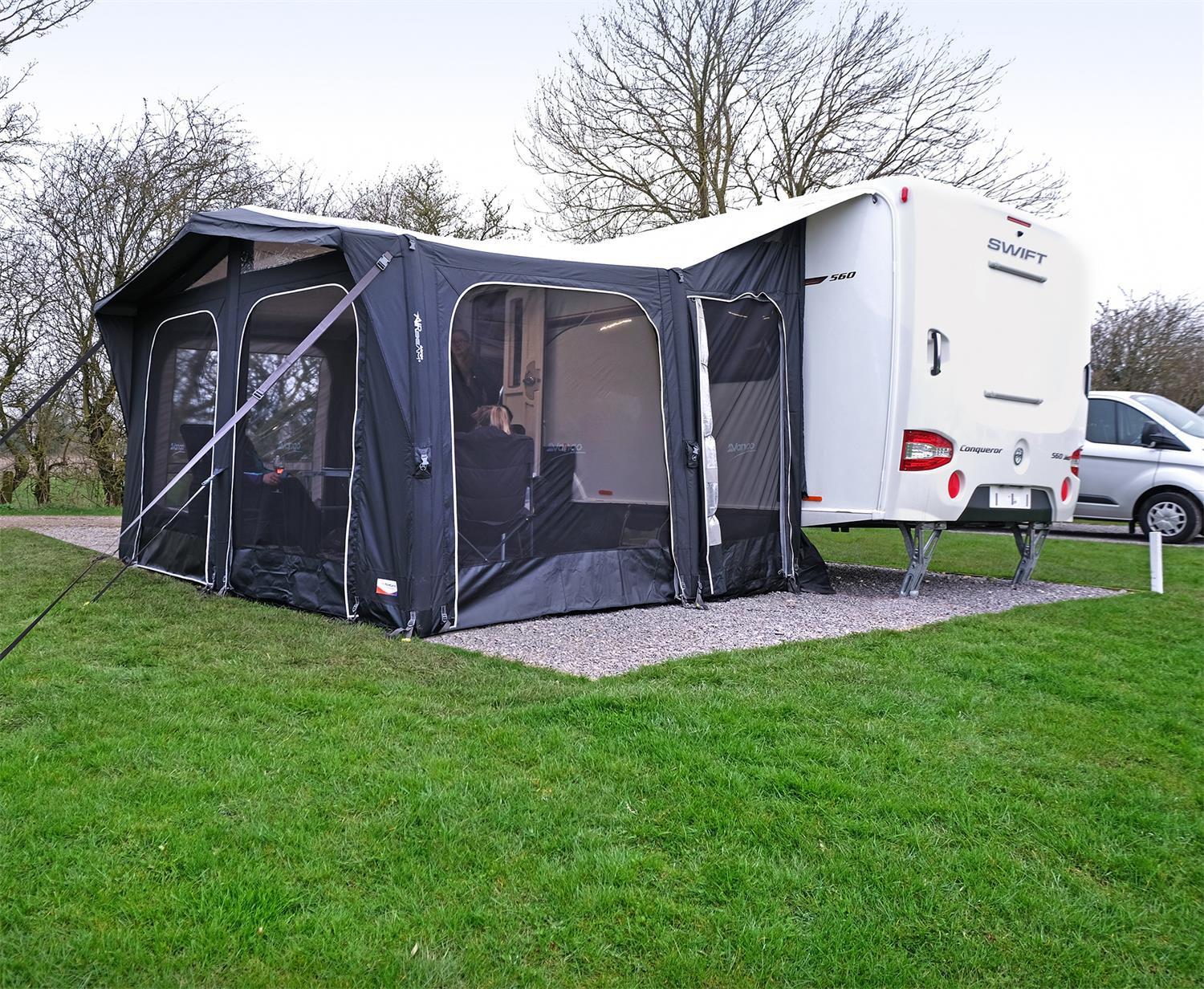 Vango Vienna 400 All Season Residential Caravan Inflatable Awning Vango Caravan Awnings