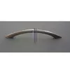 Brush Nickle Plated Steel Bow Handle 10mm