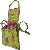 English Rose Garden Apron