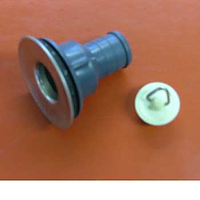 Sink waste 3/4" straight (7/8" plug)