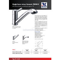 Reich Single-lever-mixer Keramik Trend E with Julia Shower Head