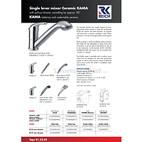 Reich Kama Shower Tap with Duett fitting