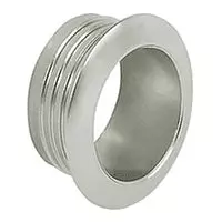 Rosette for mini push button, nickel