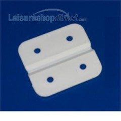 Plastic Hinge - White