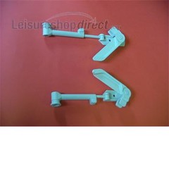 Window stay with lever lock for 300mm window