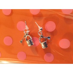 Sand bucket and spade stud earrings super cute christmas/ birthday gift